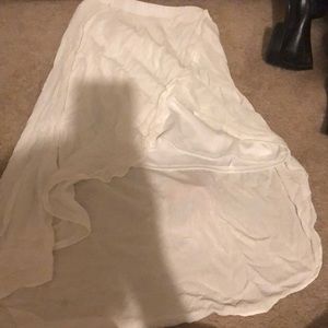 a white amy burr skirt